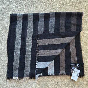 NWT Saks Silk Wool Cashmere Linen Scarf